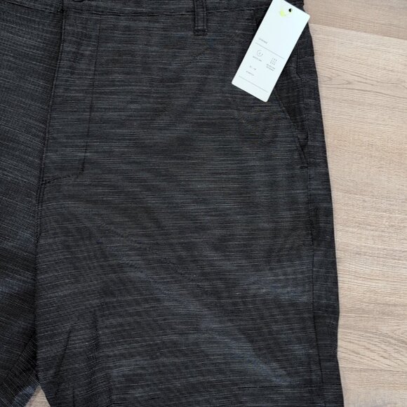 All in Motion Black & Gray Unlined Golf Shorts 7" Inseam Men's Size 36 Waist NWT - Picture 6 of 7